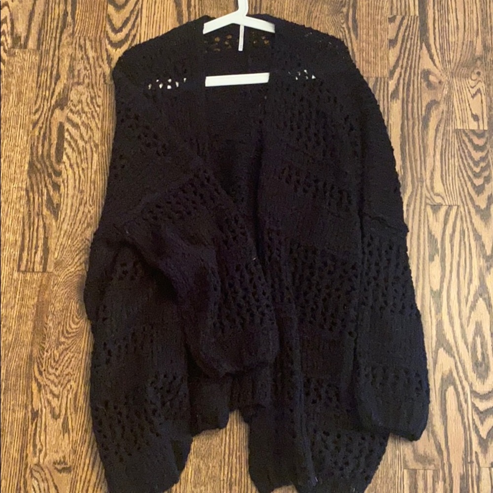 Free people gorgeous black cardigan